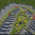Scenic Detached Villa Community With Lush Greenery Riverfront And Landscaped Gardens