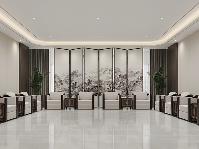 Modern Reception Room Reception Room model