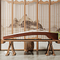 New Chinese Guzheng 3d model