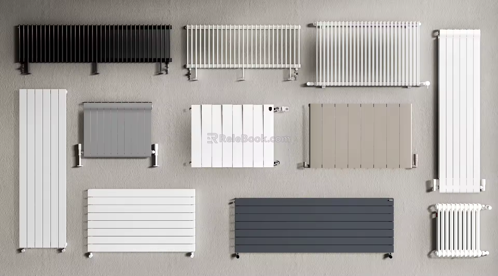 Modern radiator combination 3d model