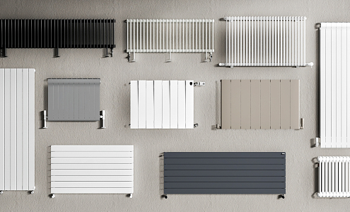 Modern radiator combination 3d model