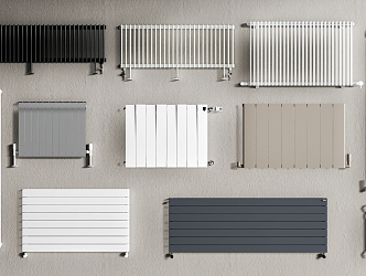 Modern radiator combination 3d model