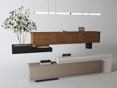 Front Desk 3d model