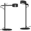 Modern Black Table Lamp With Adjustable Arm For Home Office And Reading 3d model