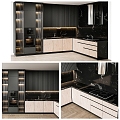 Modern Kitchen Cabinets 3d model