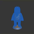 Golden Elephant Sculpture With Hoodie Design On Shiny Base Modern Art Figure