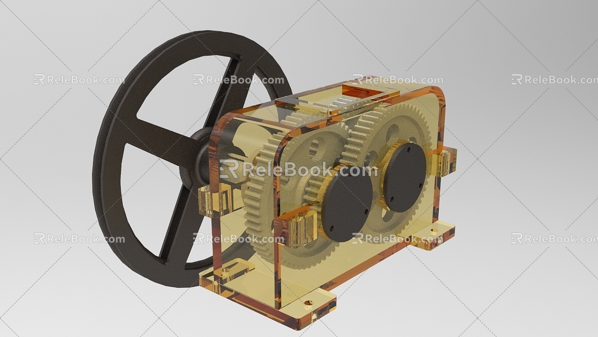 Industrial gearbox modeling display equipment 892 3d model