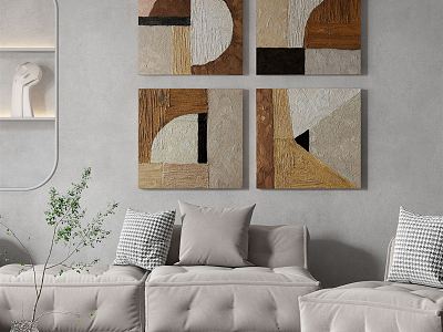 Quiet abstract painting decorative painting model