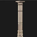 Roman Column European Column Column Column Style Column 3d model