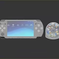 PlayStation Portable Handheld Gaming Console Featuring UMD Disc Colorful Screen And Control Buttons