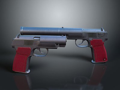 Pistol semi-automatic pistol automatic pistol modern weapon hot weapon hot weapon gun military 3d model