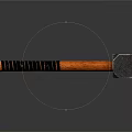 Heavy Duty Hardware Hammer With Metal Head And Orange Black Handle For Workshop Use