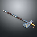 Tomahawk Axe Wooden Axe Handle Axe Mountain Axe Chopping Wood Axe Chopping Wood Axe Magic Axe 3d model