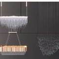 Various Modern Chandelier Designs With Crystal Fringe Tassel And Metal Frame