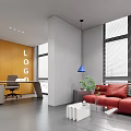 Modern Studio 3d model