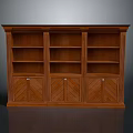 Classic Solid Wood Entryway Cabinet Sideboard With Chevron Doors And Multiple Compartments