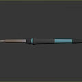 Modern Soldering Iron Hardware Tool With Black And Blue Design Copper Tip And Ergonomic Grip
