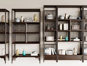 New Chinese Antique Rack 3d model