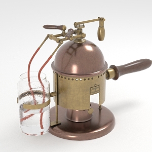 Retro experimental device experimental equipment spray equipment 3d model