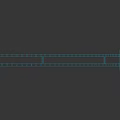 Modern Outdoor Light with Sleek Curved Arm and Metal Pole Design