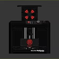 Modern printer three-axis printer CNC printer machining center CNC system 3d model