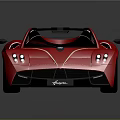 Pink Luxury Sports Car with Gold Rims and Black Roof Sleek Modern Supercar Design