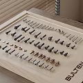 BULTEN Assorted Hardware Tools Including Screws Bolts And Nuts In Wooden Tray