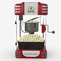 popcorn machine popcorn fast food cartoon food 3d model