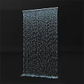 Various Decorative Water Feature Fountains With Cascading Curtains And Spray Patterns