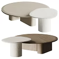 Modern Round Coffee Tables Featuring Smooth Wooden And Textured Stone Surfaces In Stylish Design