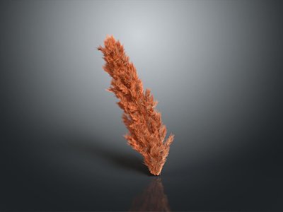 wheat ear food grain crops 3d model