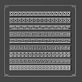 Carved lines waist line 3d model