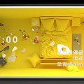 Yellow Blue Room Organization Before After 7 00 to 9 30 with Items Arranged