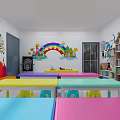 Modern Classroom Sub-classroom 3d model