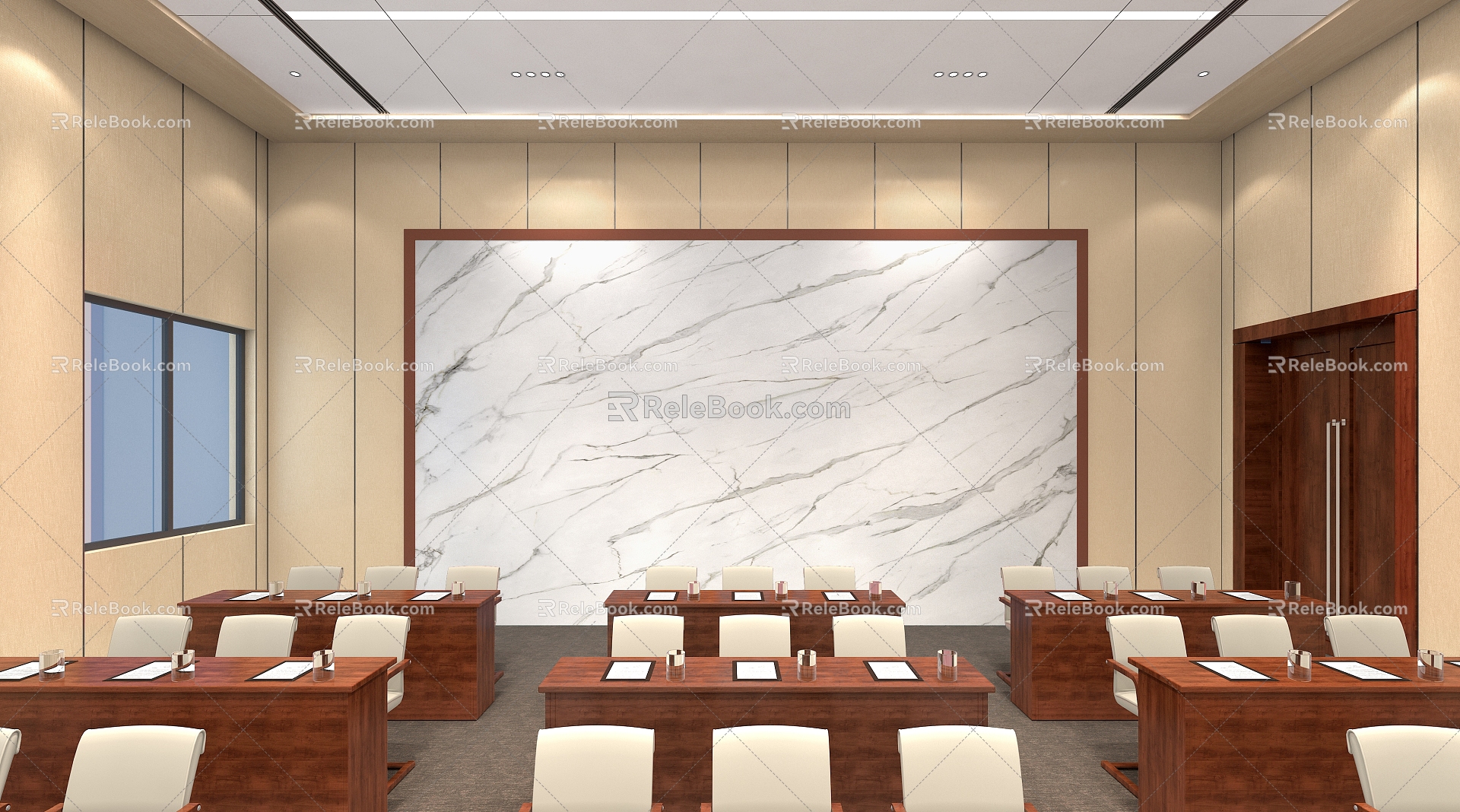 Modern Meeting Room Office 3d model