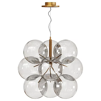 Modern gallotti art chandelier 3d model