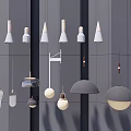 Nordic Lamps Combination Chandelier 3d model