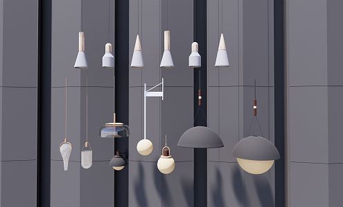 Nordic Lamps Combination Chandelier 3d model