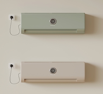 modern air conditioner wall-mounted air conditioner 3d model