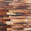 Rustic Wooden Wall With Natural Texture And Reclaimed Wood Planks In Warm Brown Tones