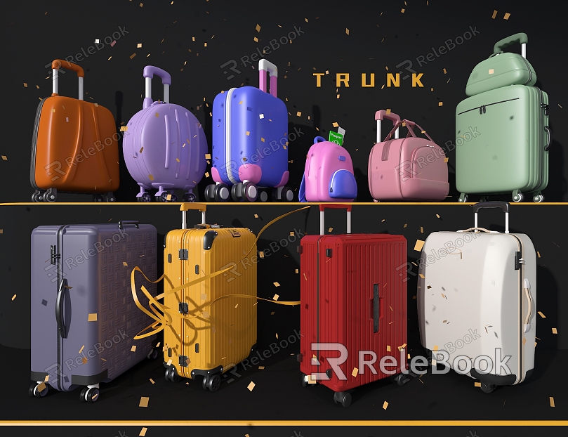 Luggage luggage case backpack suitcase model