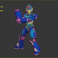 Robot Assistant Small Robot Butler Robot Butler Figure Game Figure 3d model