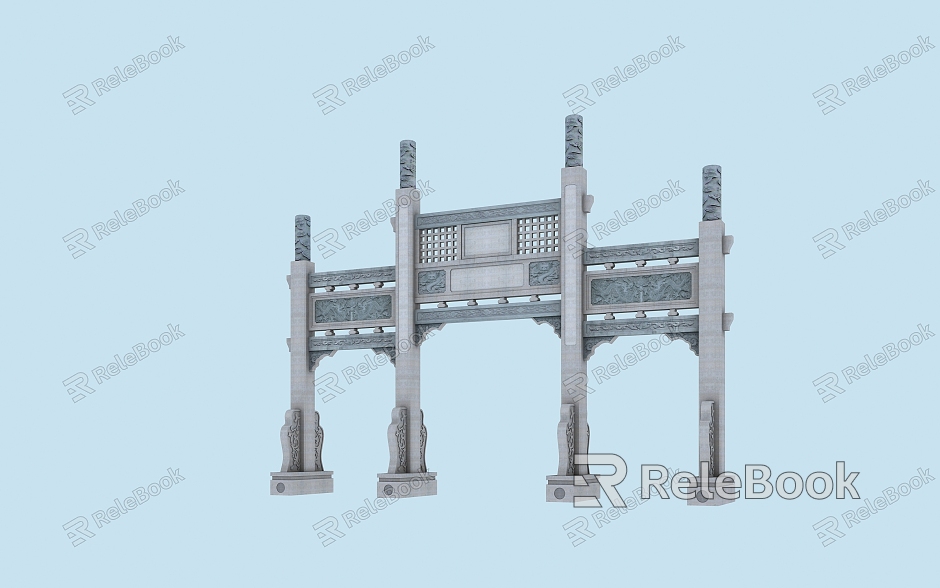 Ancient Archway Stone Archway model