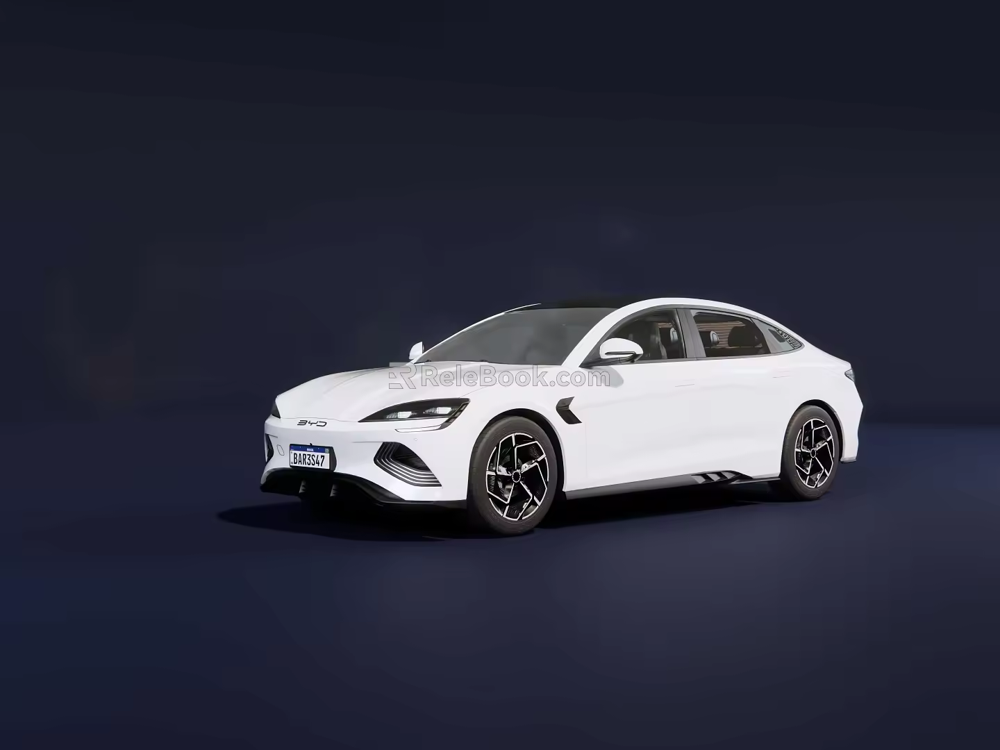 byd dolphin 3d model