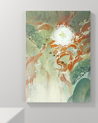 Decorative Painting Figure Painting Abstract Painting Landscape Painting 3d model