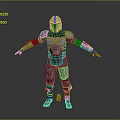 Armor Battle Armor Ancient Armor Ancient Armor Ancient Armor Ancient Armor Ancient War Helmet 3d model