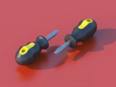 Screwdriver screwdriver hardware tools 3d model