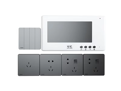 Switch Socket Panel Video Panel 3d model