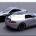 Modern Silver Sports Cars With Streamlined Body Sleek Design And Black Alloy Wheels