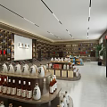 Premium Wine and Tobacco Specialty Store With Spacious Interior And Well Arranged Shelves